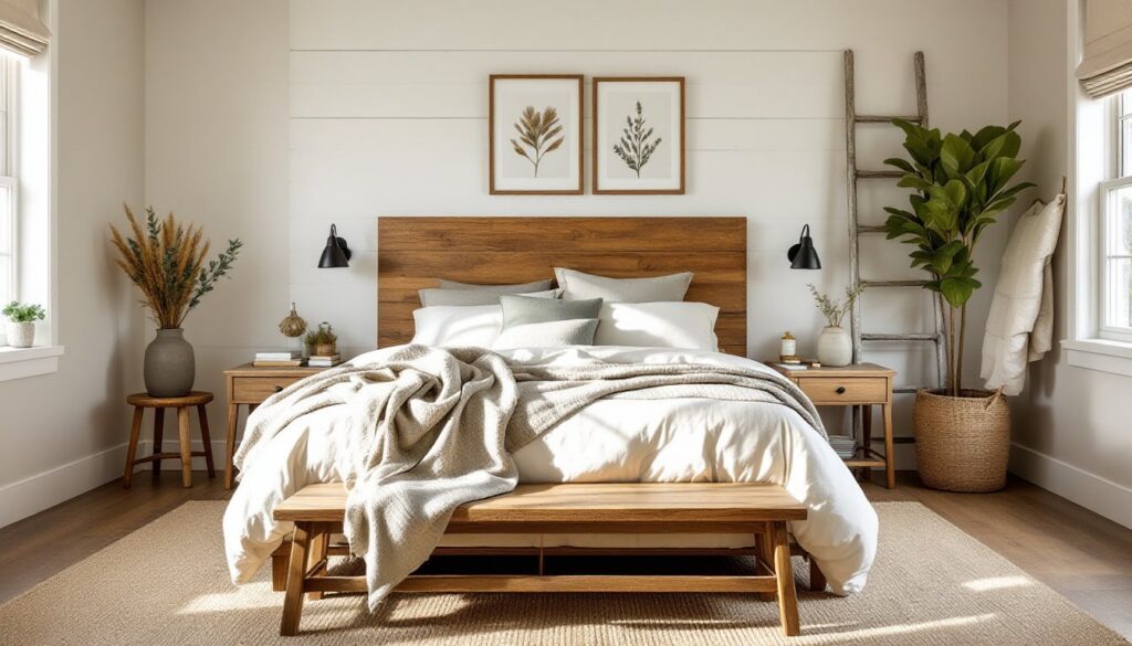 farmhouse bedroom decor ideas