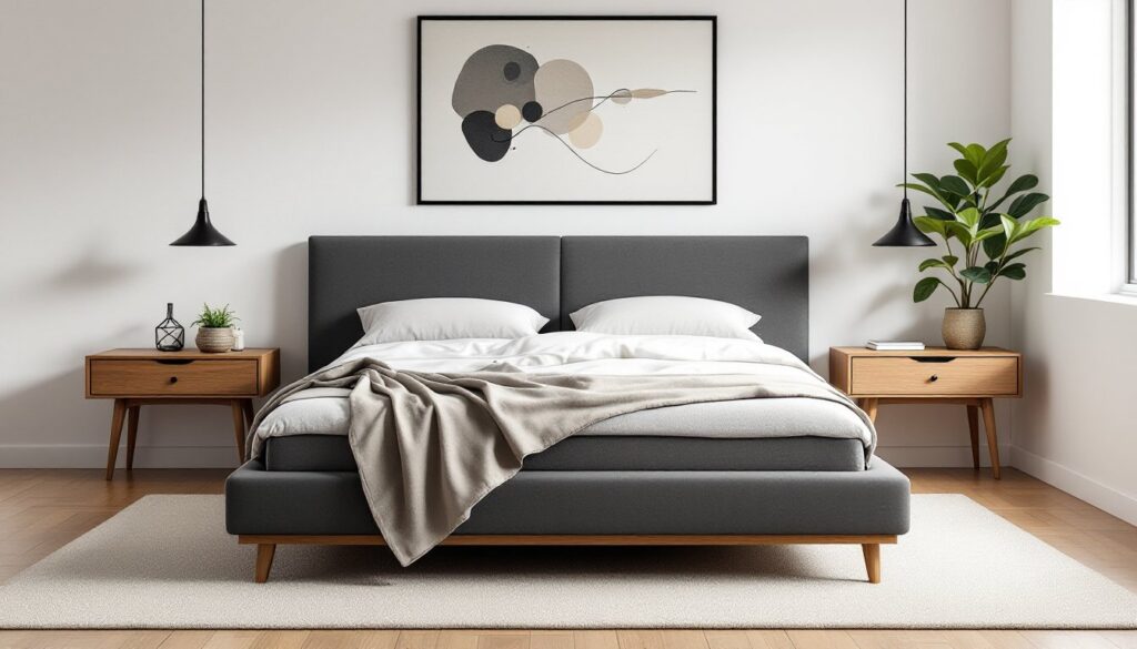 modern style bed set