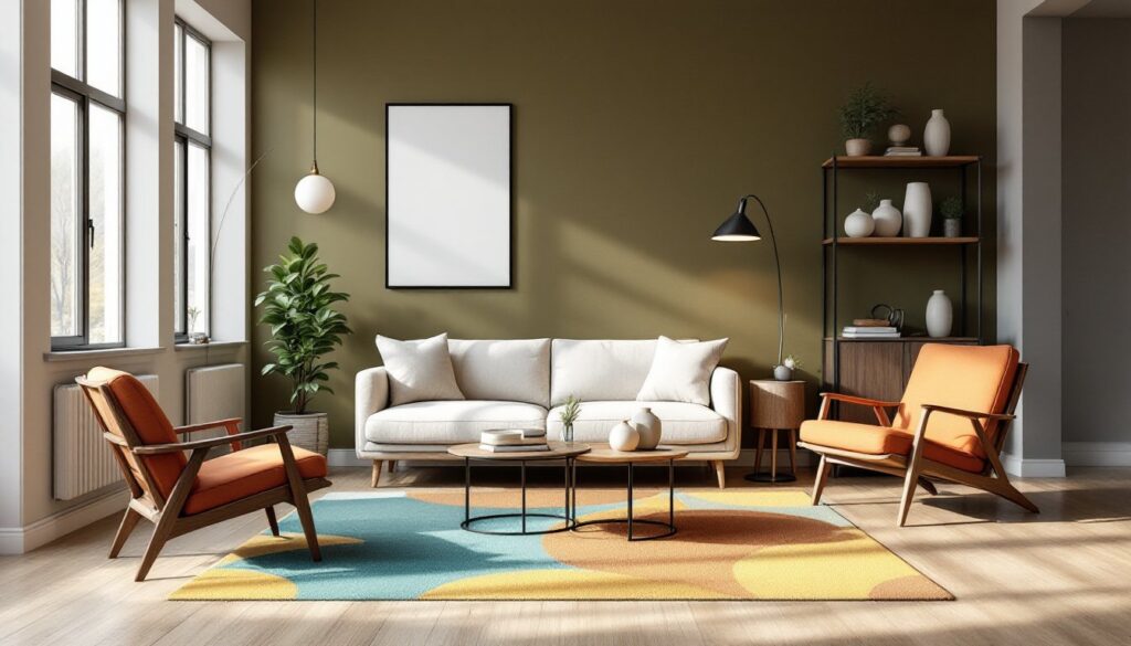 mid century decor style