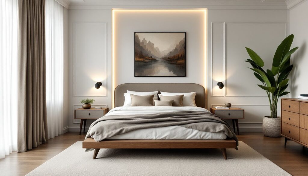 modern bedroom decor