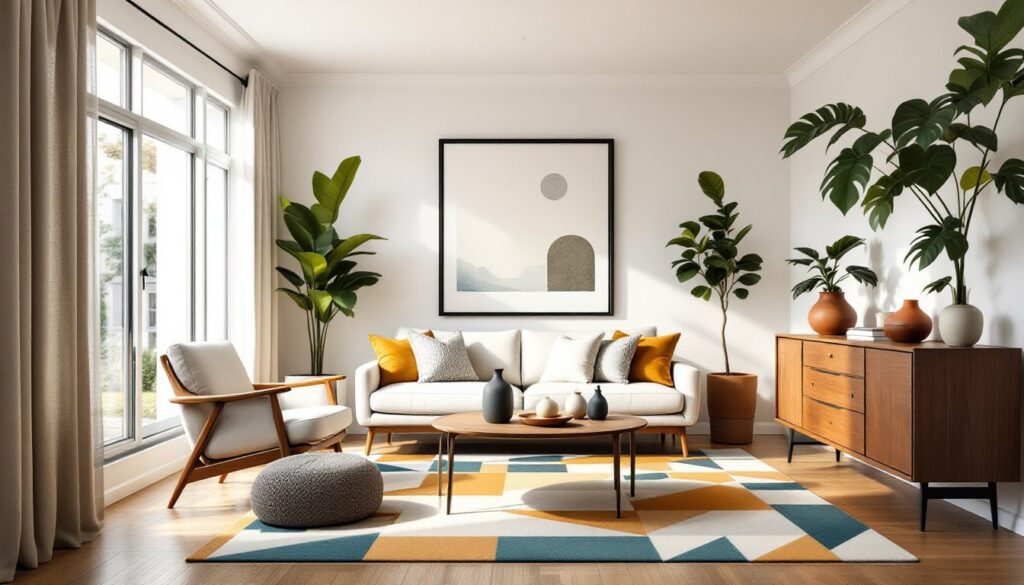 mid century modern decor